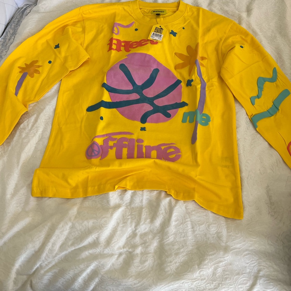 MARKET, SMILEY: Yellow Graphic Tee